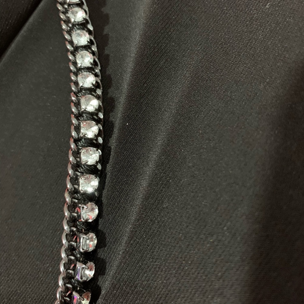 Rhinestone & chain belt / necklace AEROPOSTALE